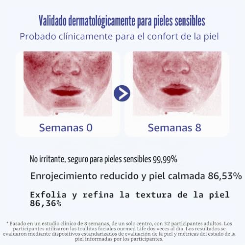 Thumbnail 2 de Ourmed Life Toallitas Faciales Desechables Biodegradables (100 ud): limpieza suave y segura para todo tipo de piel