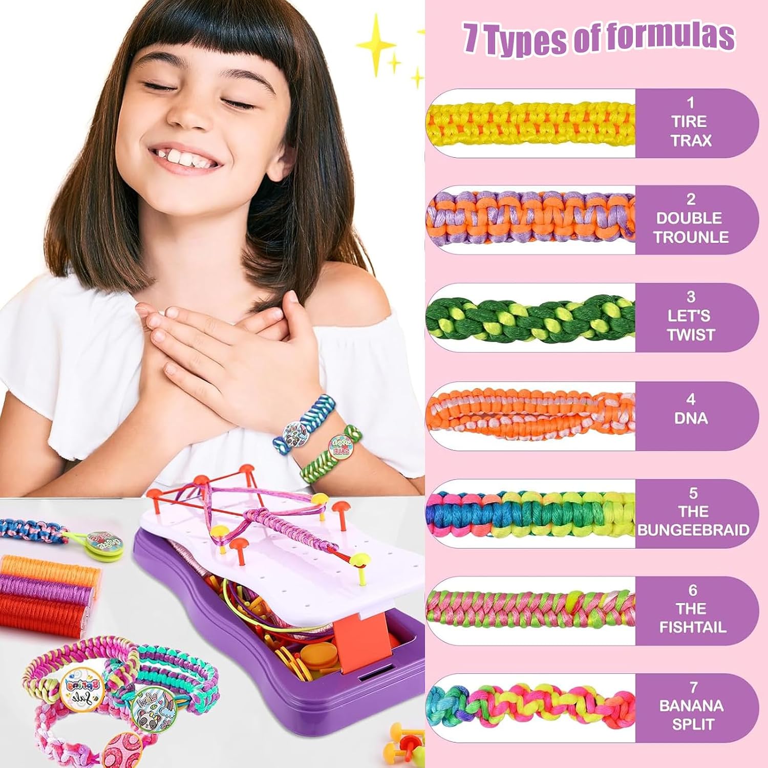Detalle 2 de Kit para hacer pulseras DIY 15 clavos