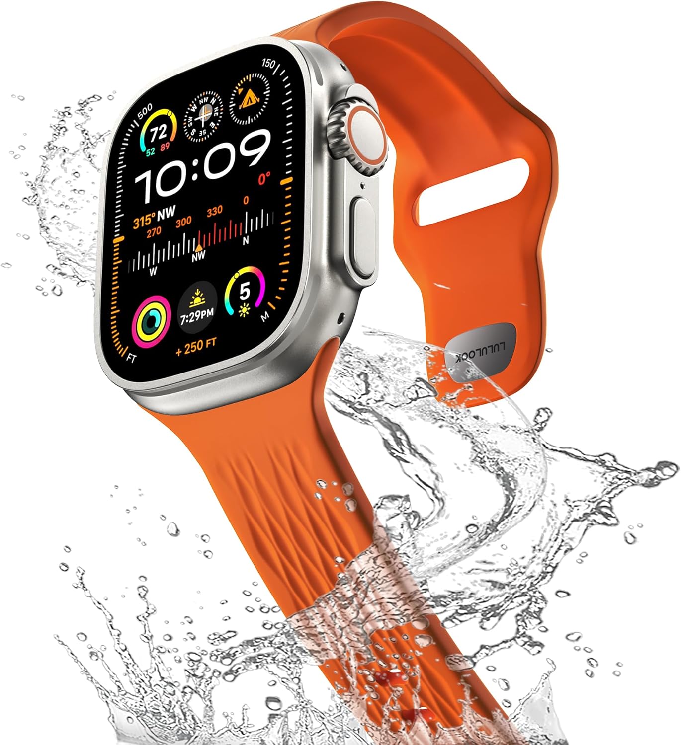 Thumbnail 3 de LULULOOK Sport Strap for Apple Watch (49/46/45/44/42mm) – breathable FKM rubber band