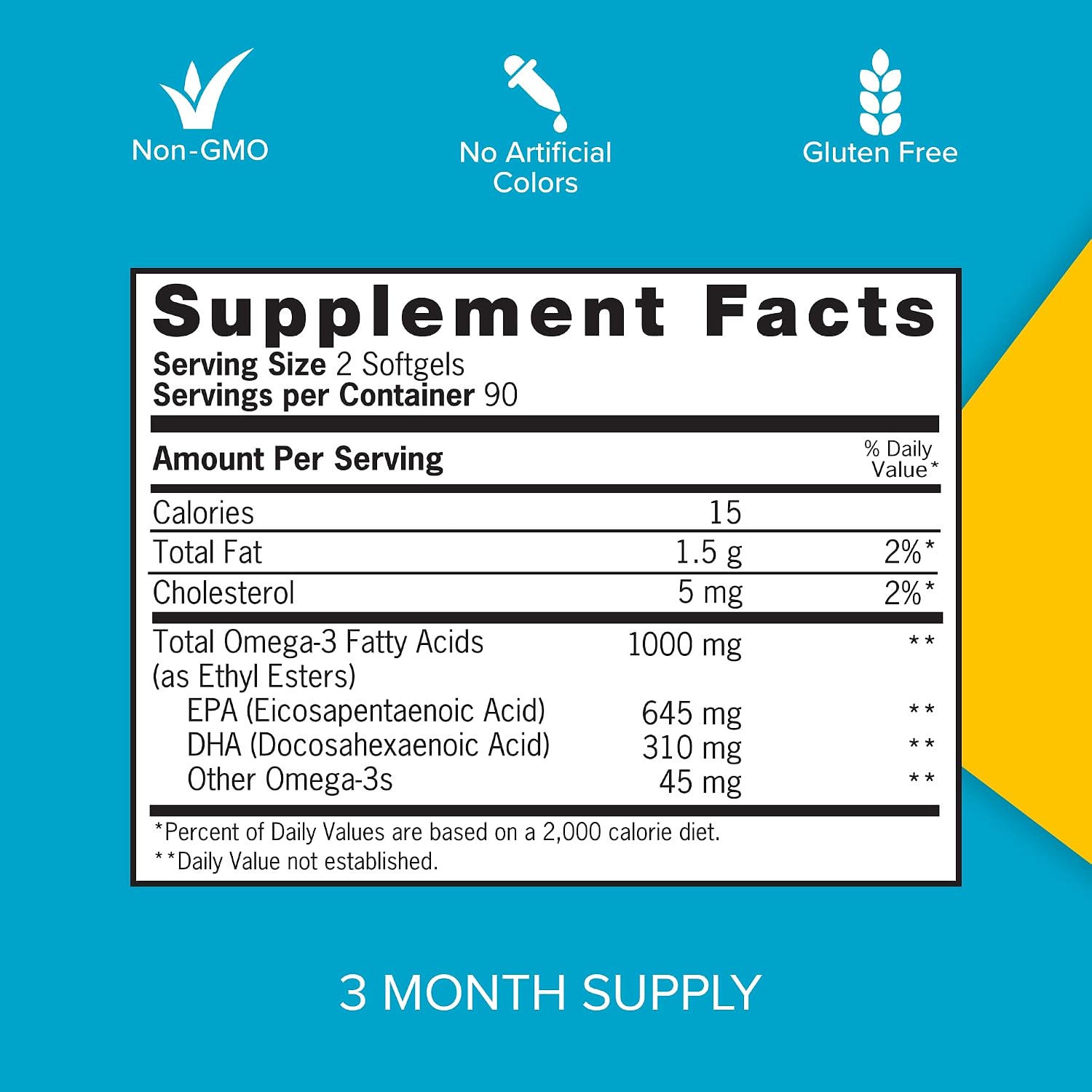 Detalle de Qunol 898440001455 Ultra Omega-3 Fish Oil Mini Softgels, Lemon, 180 Count
