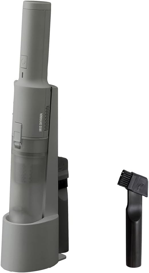 Detalle de アイリスオーヤマ AZ-HCD-21 コードレスハンディクリーナー 500g・14,000Pa・充電スタンド付き