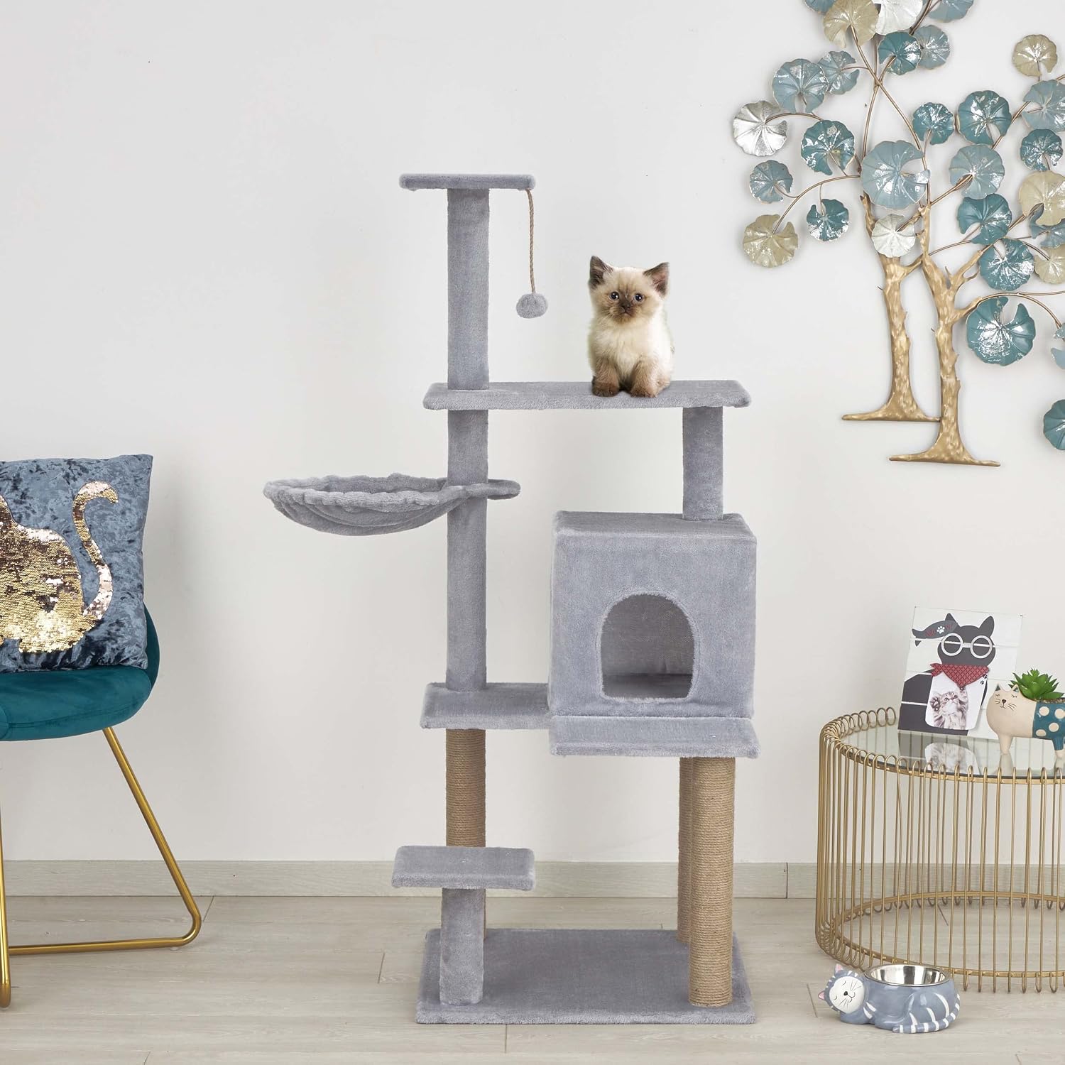 Detalle 1 de Baroni Home tiragraffi ad albero 122 cm