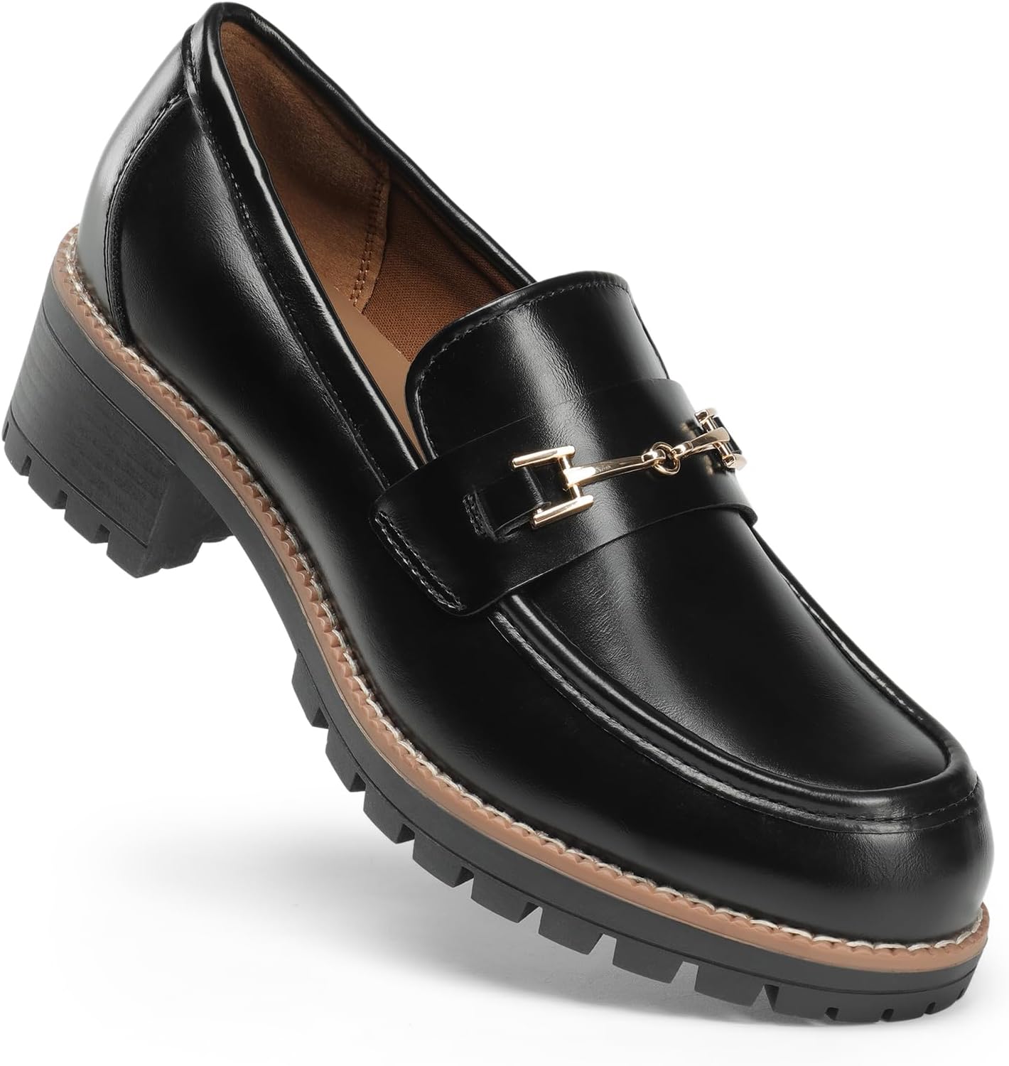 Thumbnail 4 de Dream Pairs Mocassini da donna con plateau slip-on: comodi e versatili per tutti i giorni