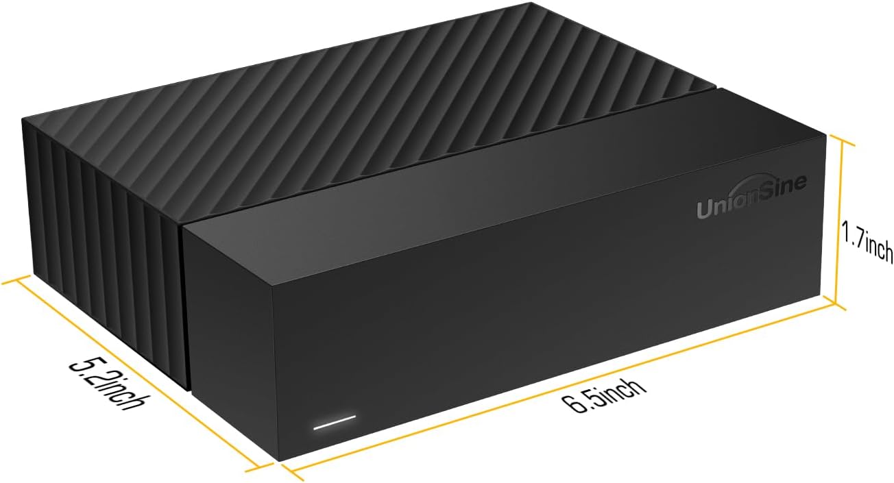 Thumbnail 6 de UnionSine 16TB Desktop External Hard Drive (USB3.0, 3.5”) — Large Capacity Storage for PC, Mac, TV and More