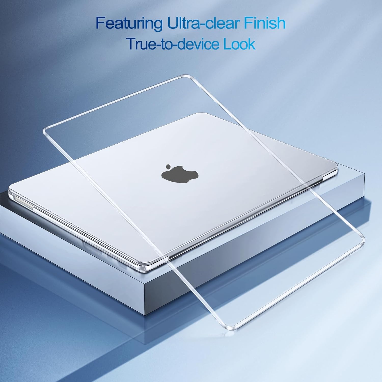 Detalle 2 de MOSISO Hülle für MacBook Neo 13 Zoll A3404 (2026) mit A18 Pro Chip – Ultradünne, transparente Hartschale inklusive Tastatur-- und Displayschutz