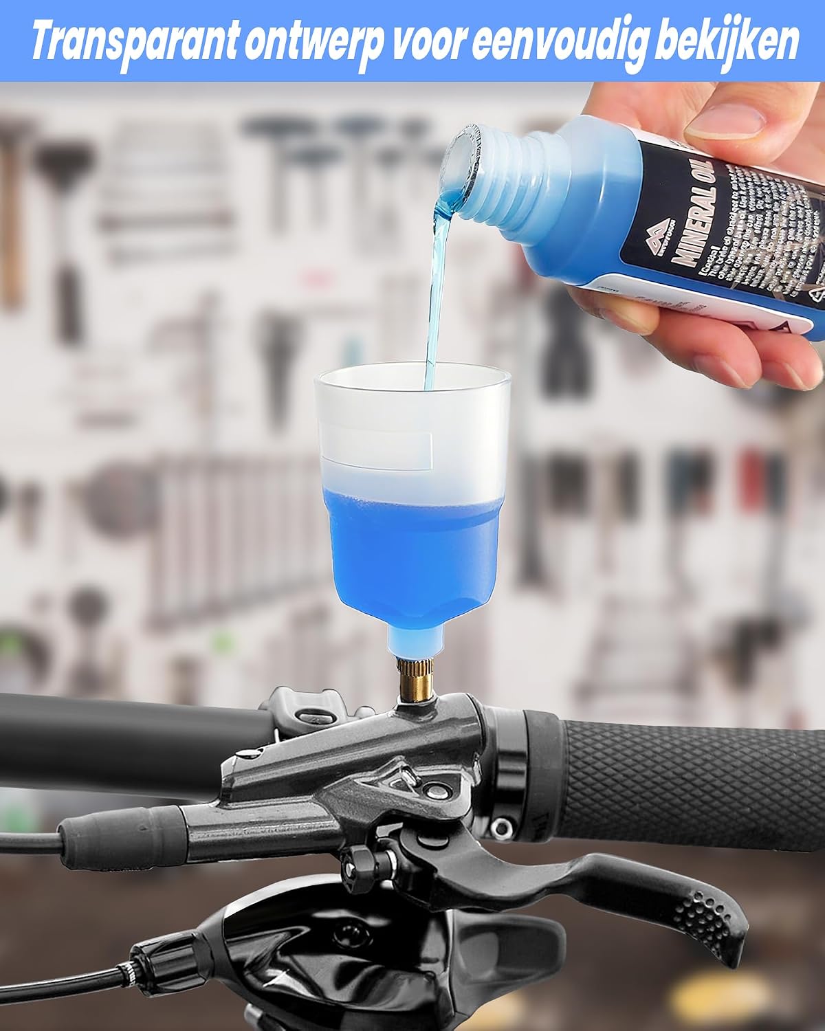 Detalle de mtbtour RU-M01 ontluchtingskit voor MAGURA-remmen met 180 ml minerale olie