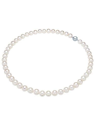 Detalle de Valero Pearls Cadena de perlas para mujer – Plata de ley 925
