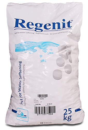 Detalle 2 de REGENIT Regeneriersalz Tabletten Siedesalz zur Wasserenthärtung – 25 kg Sack