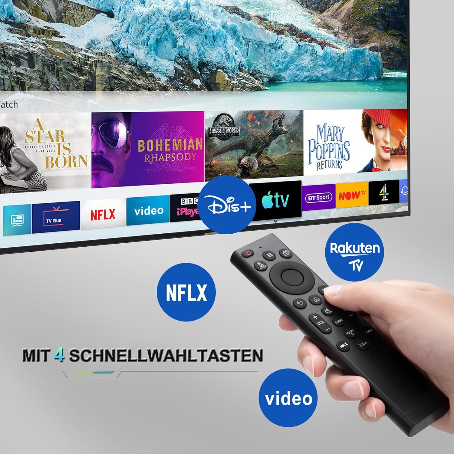 Detalle 2 de Universal Fernbedienung Samsung TV 2er-Pack