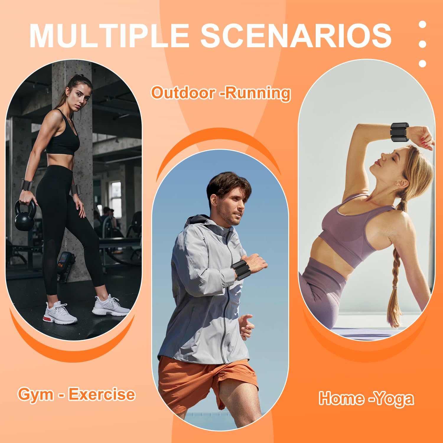 Thumbnail 4 de Giiyr Ankle Weights Set 1 lb Each