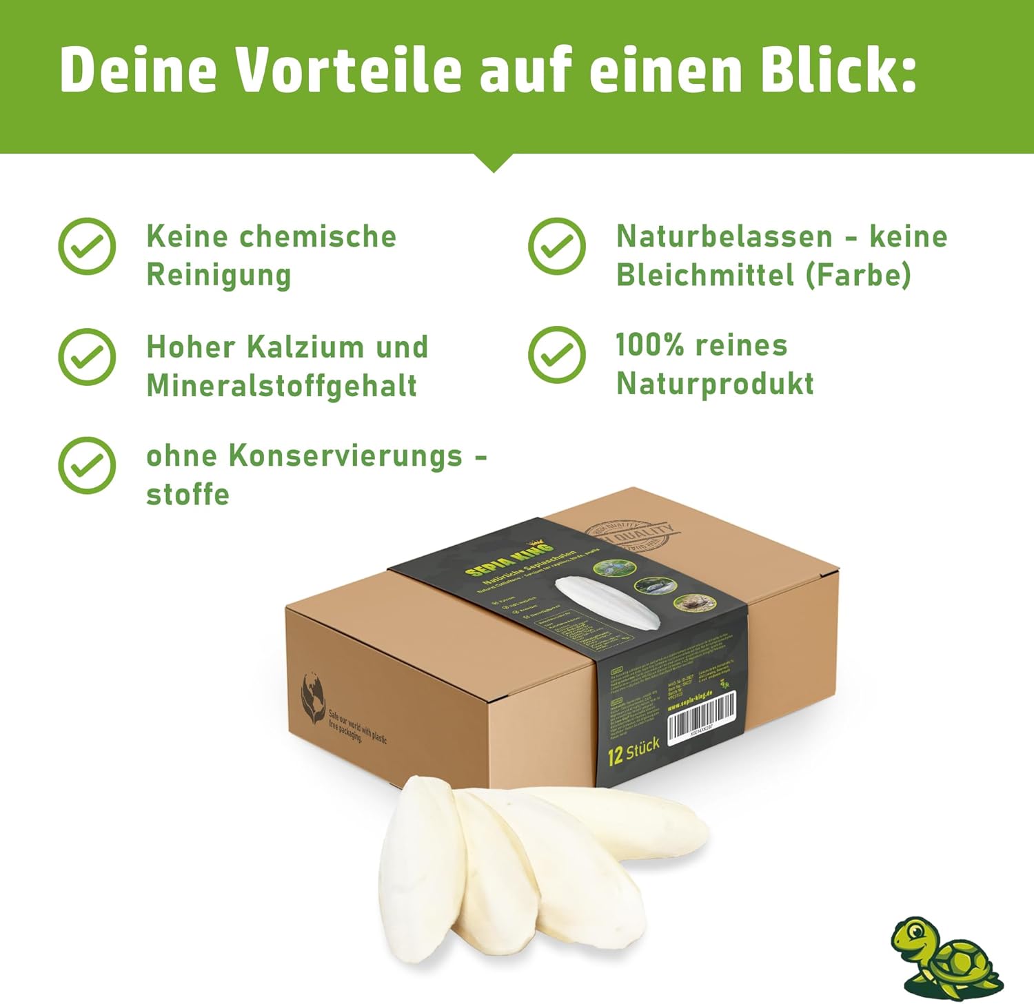 Thumbnail 4 de Sepia King ECO Box Sepiaschalen 12 Stück