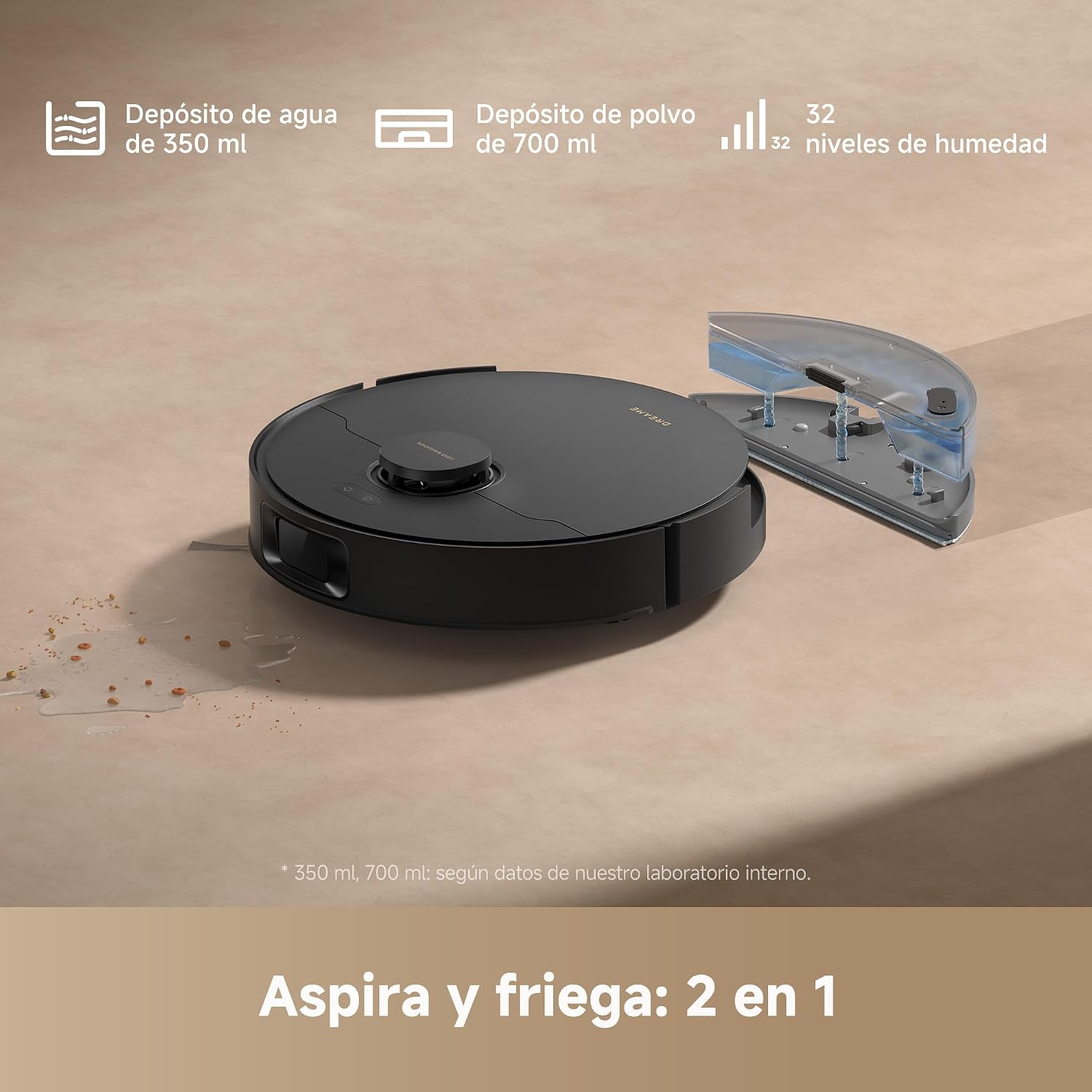 Detalle 2 de DREAME D20 Robot Aspirador 13.000 Pa