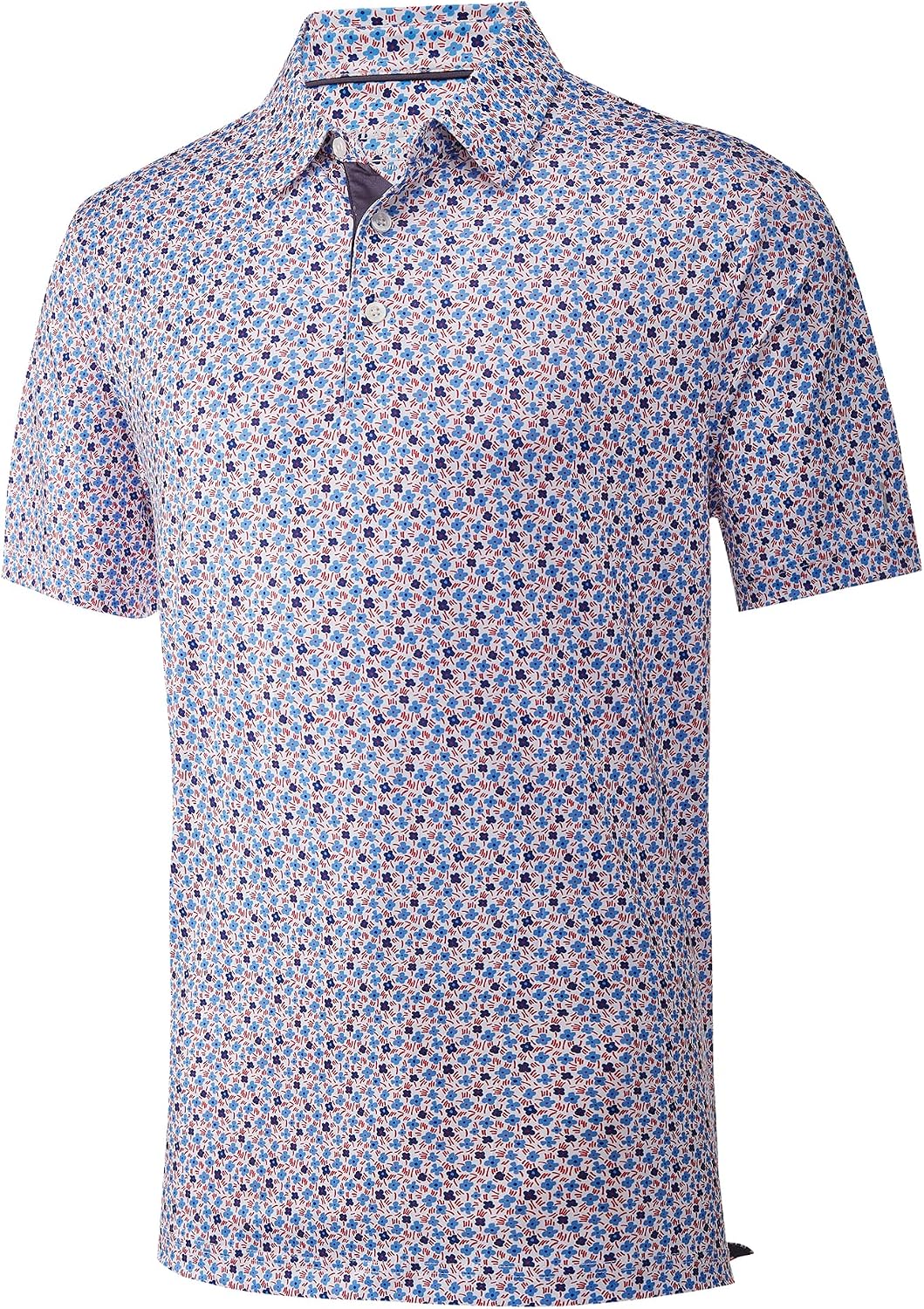 Detalle de Men's Golf Polo Shirt in Polyester Spandex