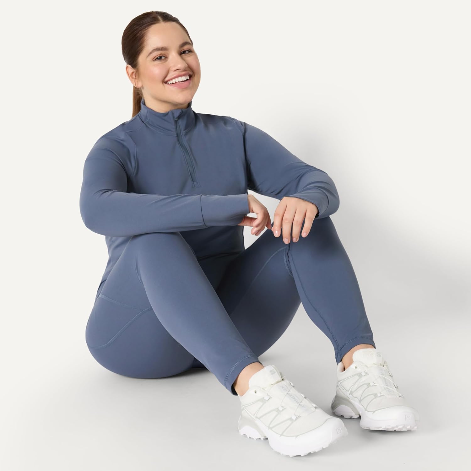 Thumbnail 6 de Amazon Essentials Women's Active FormFlex Buttery Soft Slim Fit Quarter Zip Long Sleeve Pullover Jacket