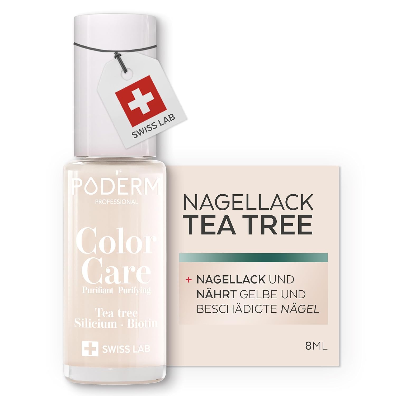 Detalle de PODERM Nagellack Nagelmykose Swiss Made 8 ml