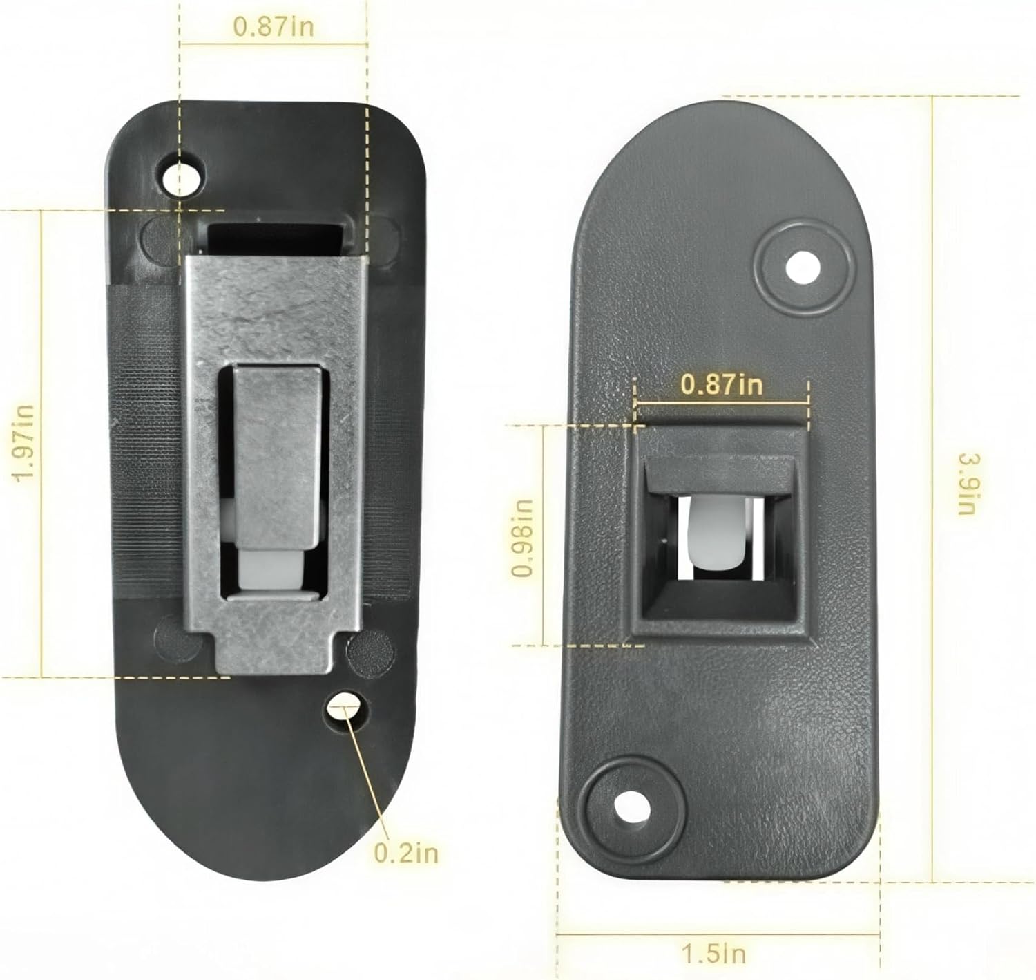 Detalle 2 de meillyocean DC97-18057A Dryer Door Holder Catch for Samsung Dryers
