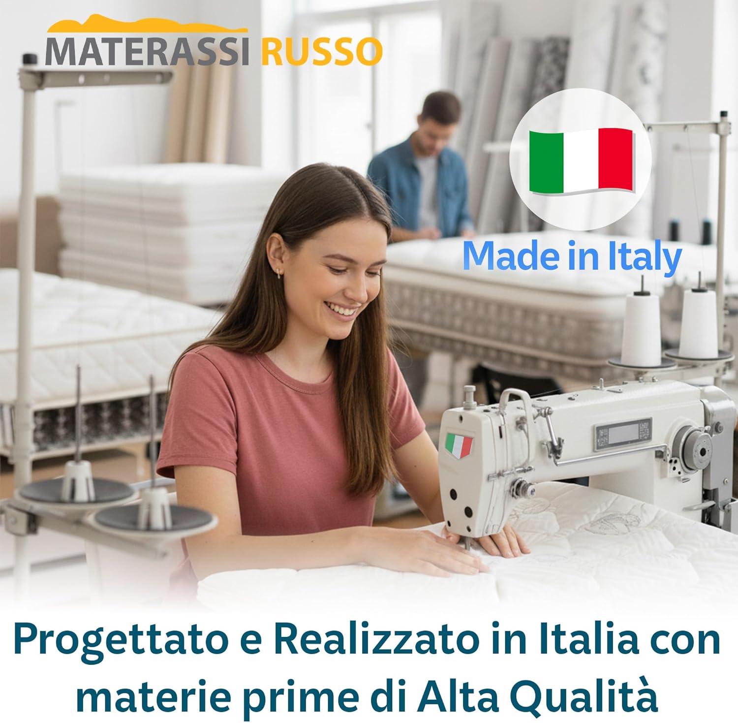 Thumbnail 6 de Topper singolo 80x200 in Memory Foam ad Alta Densità 8 cm | Correttore materasso sfoderabile in Aloe Vera | Coprimaterasso imbottito rinfrescante e massaggiante