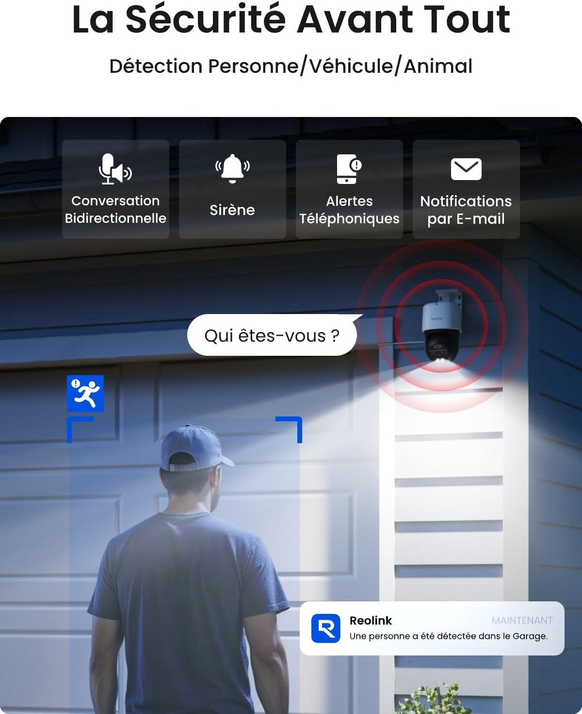 Thumbnail 4 de Reolink PTZ 4K Caméra Extérieur 6x Zoom