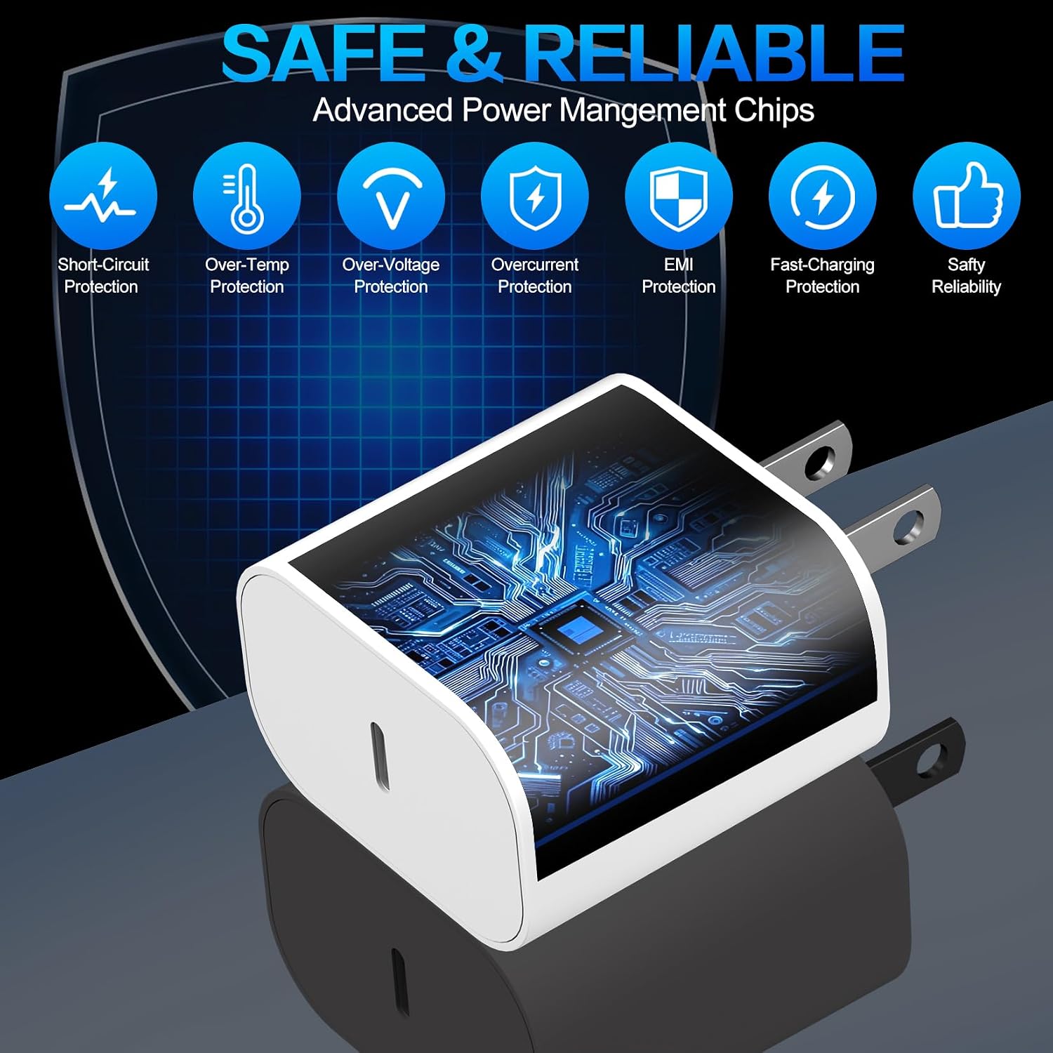 Detalle 2 de USB-C Charger with 6-Foot Cables