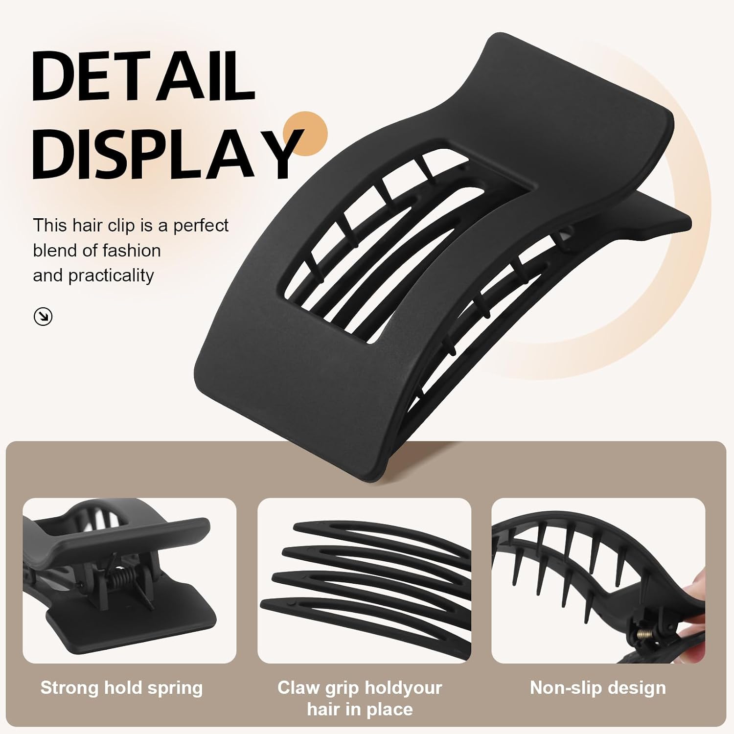 Detalle 2 de French Flat Hair Clips, 8-Pack