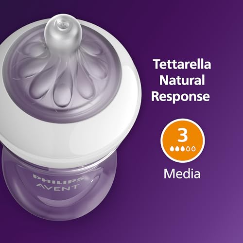 Thumbnail 9 de Philips Avent SCY673/01 biberon Natural Response da 260 ml con valvola Airfree
