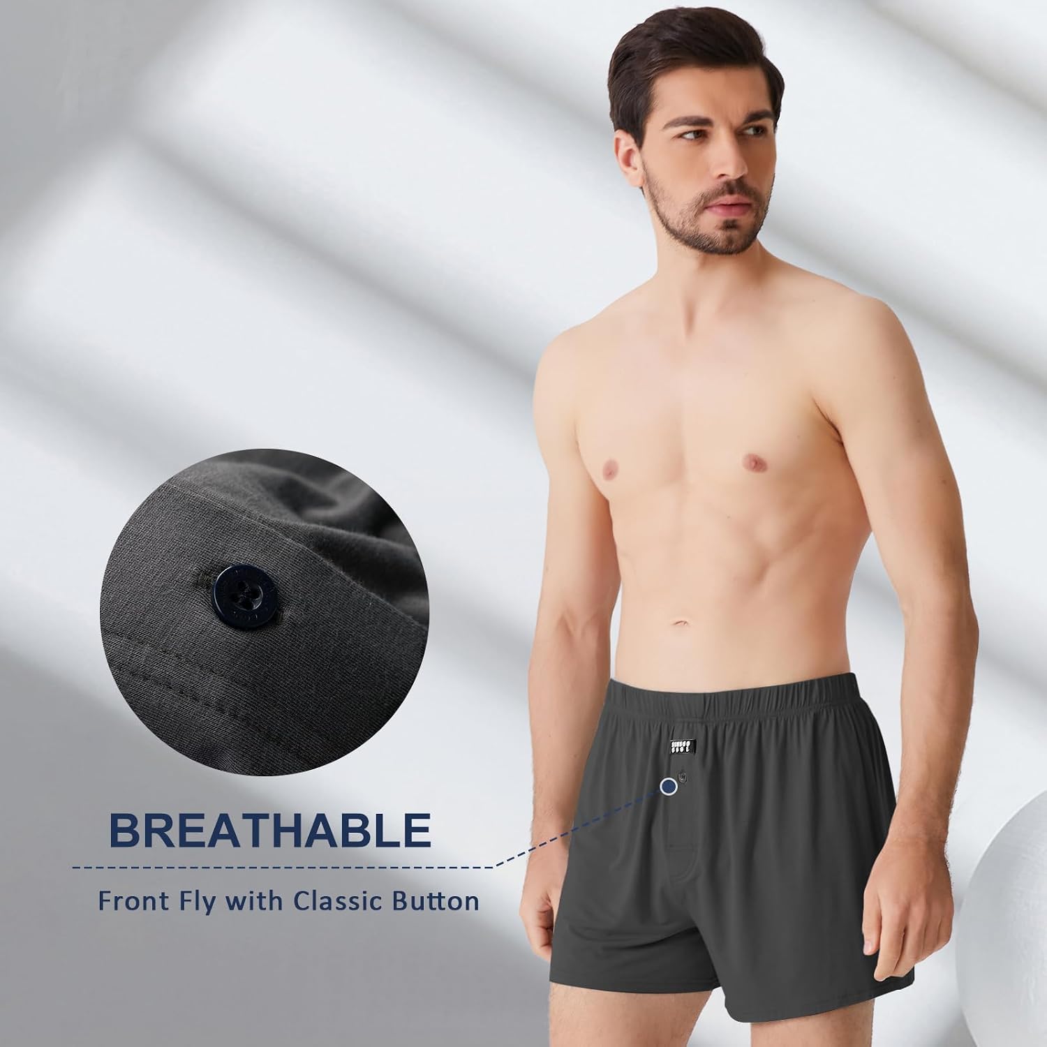 Thumbnail 4 de BAMBOO COOL Men's Boxer Shorts 🩲