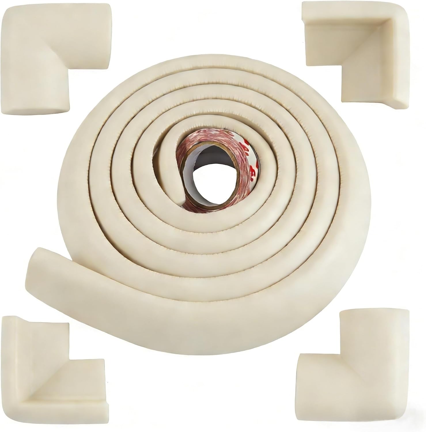 Imagen de LEZQHB Baby Safety Edge Corner Guards Protector Set – 2m Edge Protector & 4 Corner Guards en OfertitasTOP