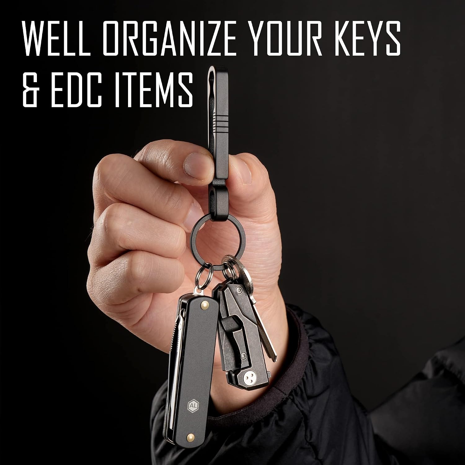 Thumbnail 5 de KeyUnity KM07 Titanium Keychain Clip