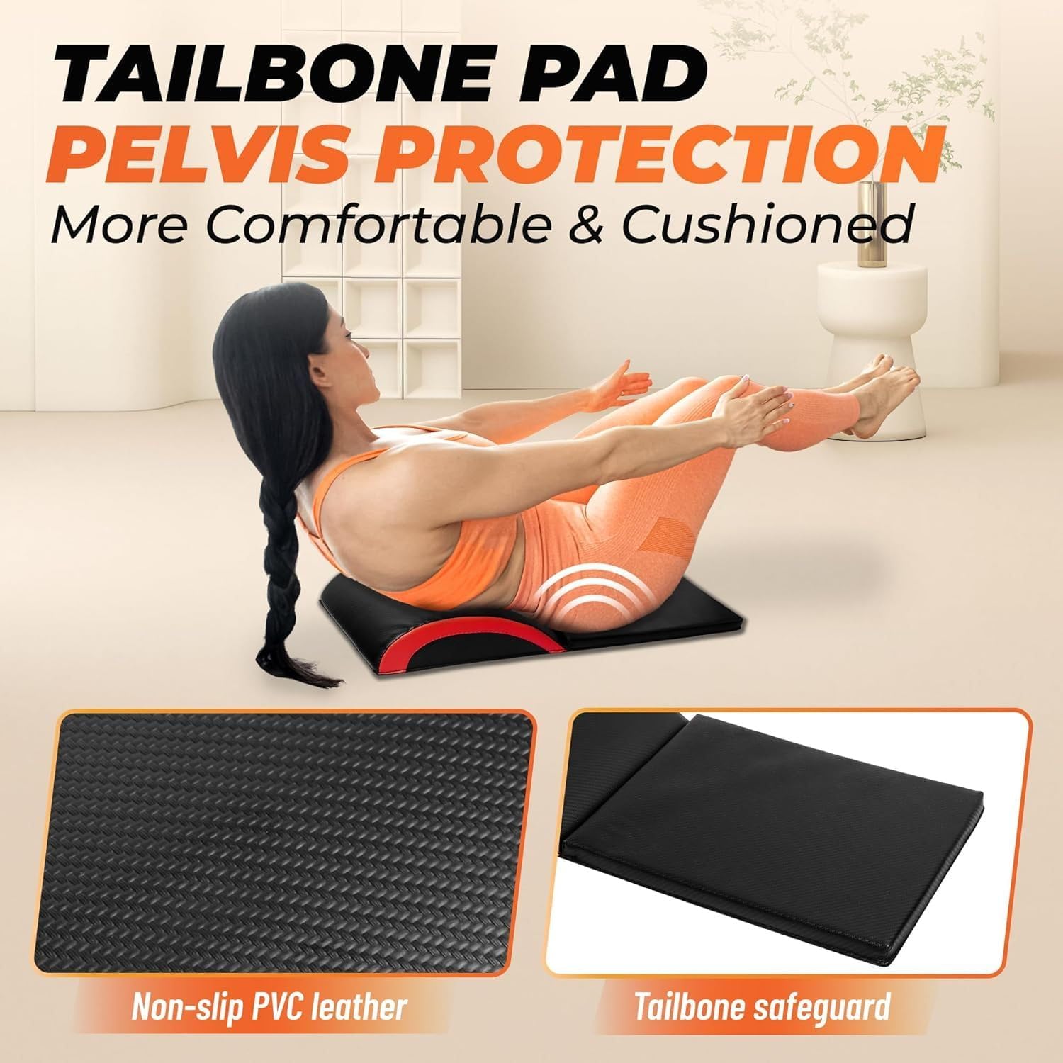 Detalle 2 de Yes4All Ab Exercise Mat & Wedge: Sit Up Pad for Full Core Isolation