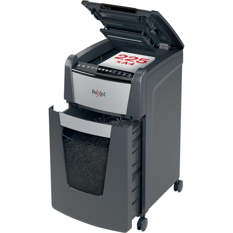 Detalle 2 de Rexel Optimum AutoFeed 225X Destructora de Papel 60L