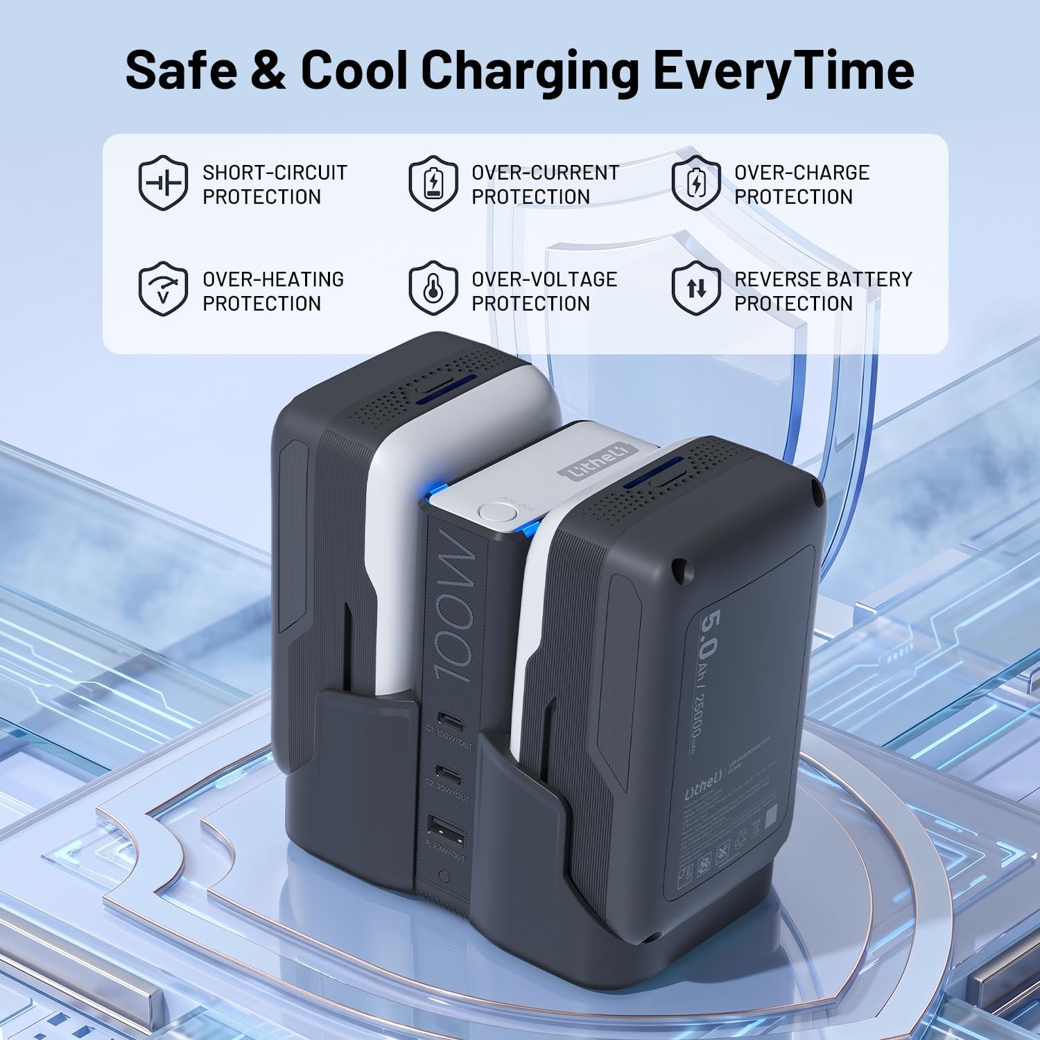 Thumbnail 6 de Litheli U20 battery charger