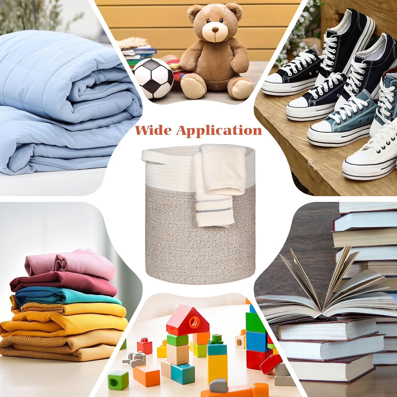 Thumbnail 5 de Univivi New Laundry Basket 40L storage basket