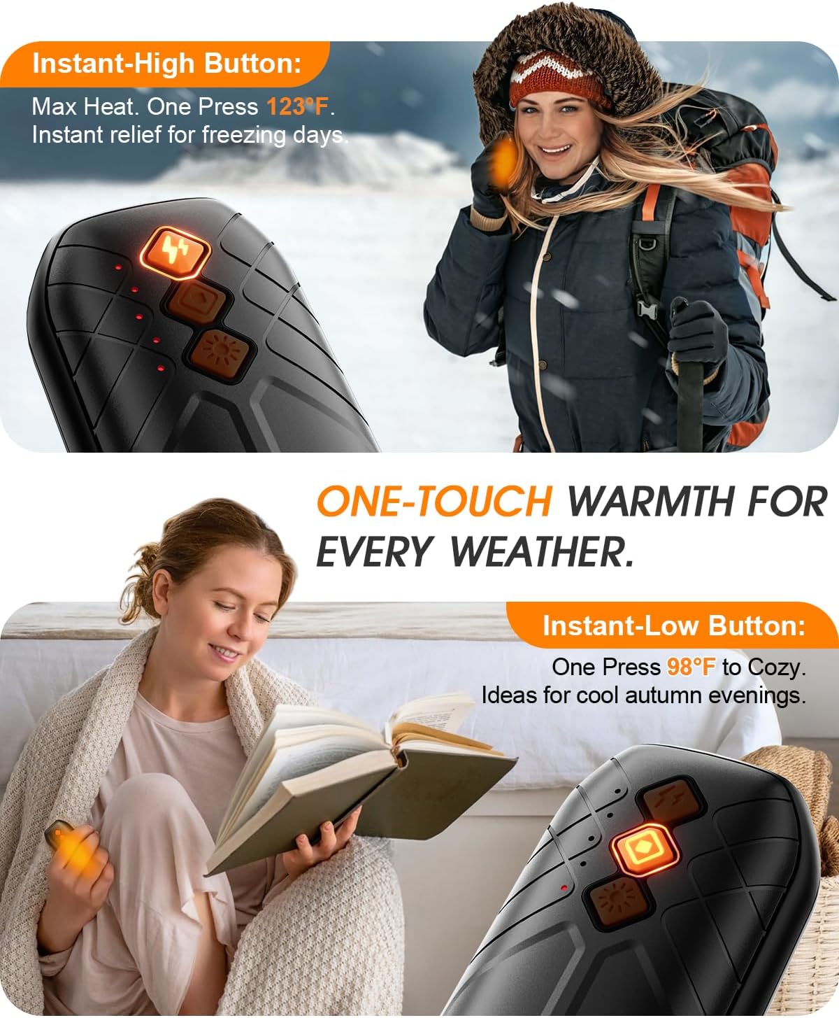 Thumbnail 4 de AI Hand Warmers Rechargeable 6000mAh Hand Warmer