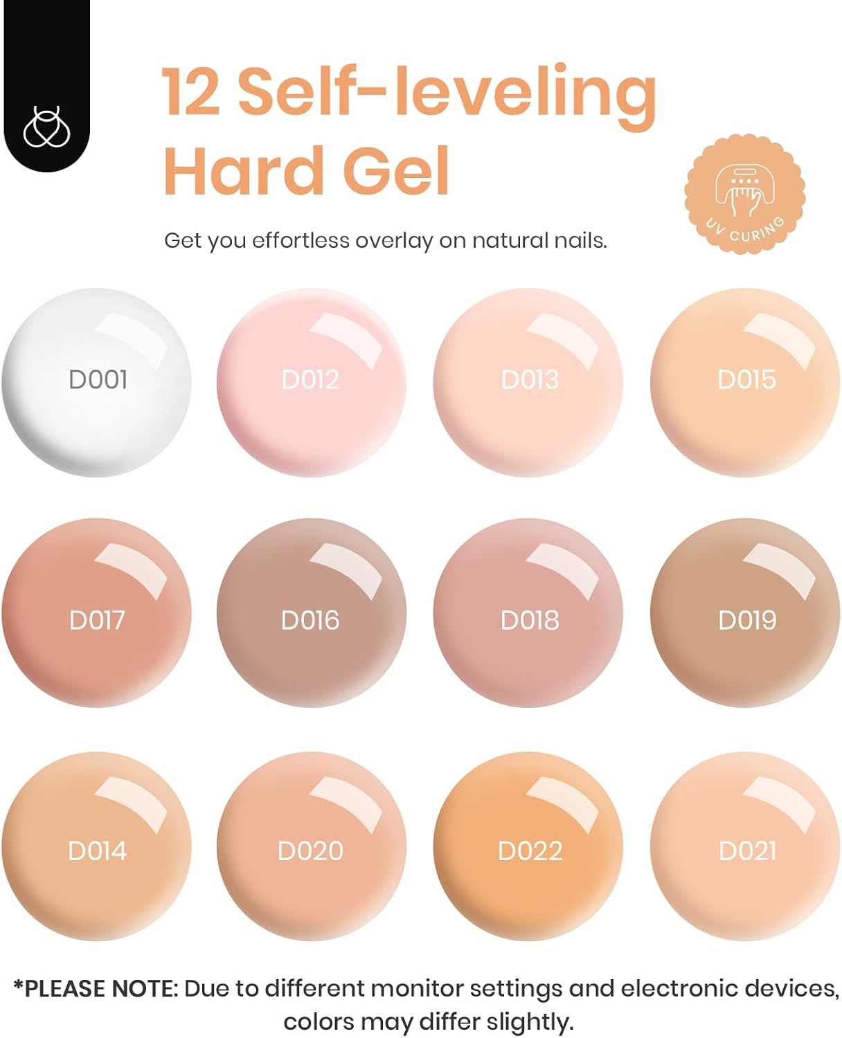 Thumbnail 2 de beetles Gel Polish Builder Gel, 12 kleuren, zelfnivellerend en 8-in-1