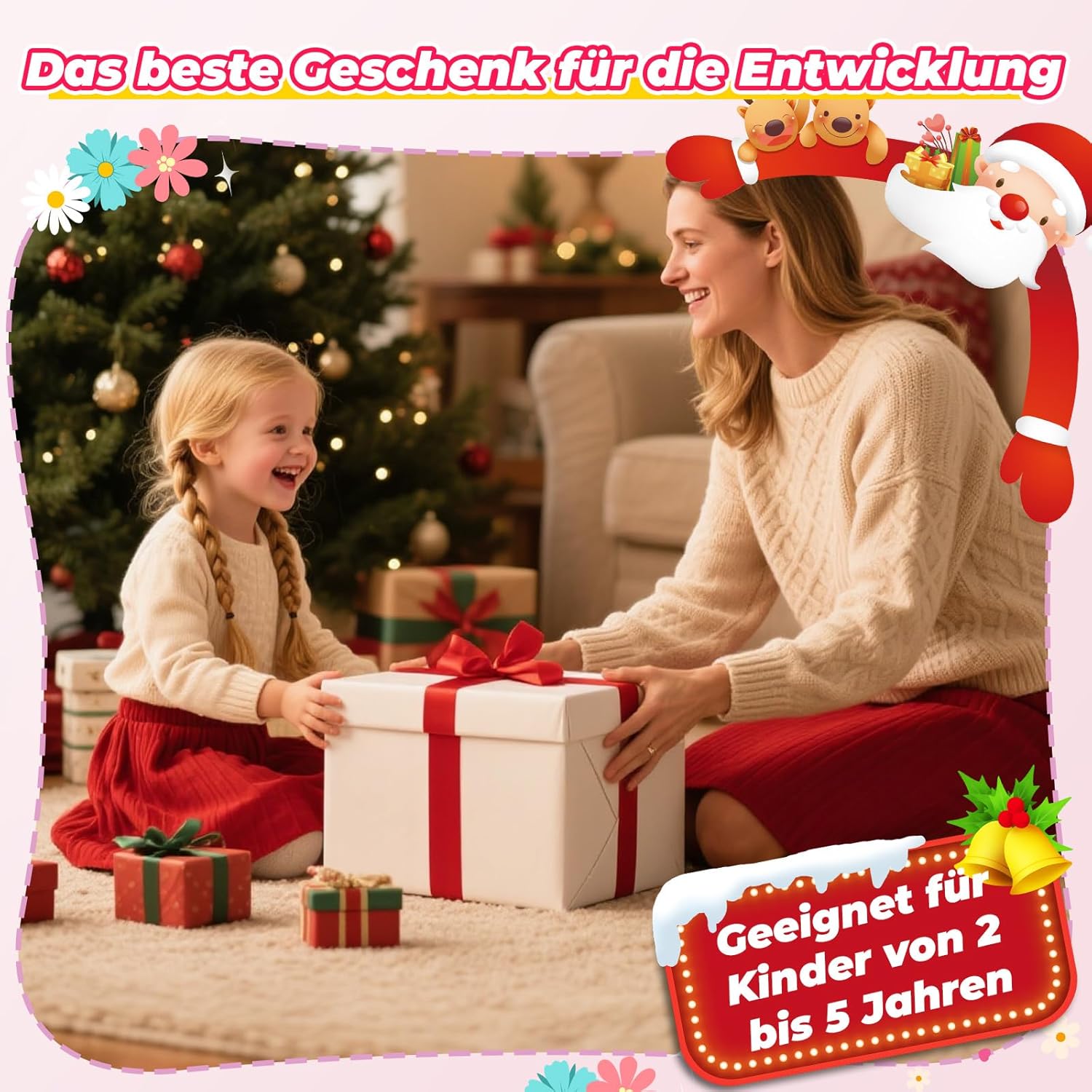 Thumbnail 6 de HappyGoLucky Laufrad Ab 2–5 Jahre – Leuchträder, Höhenverstellbar, Geflochtener Korb
