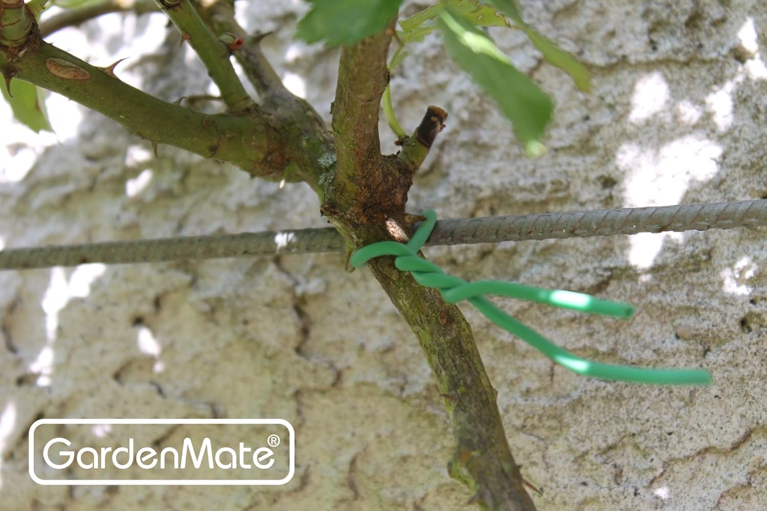 Thumbnail 1 de GardenMate lien de tuteurage 2,5 mm x 10 m (fil d’acier entouré de caoutchouc)