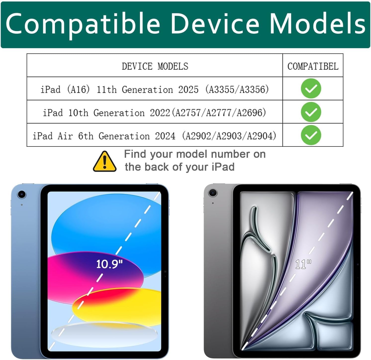 Thumbnail 1 de Mansiruyi iPad Case A16 11th Gen