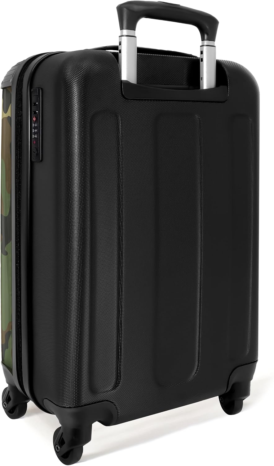 Detalle de NoBoringSuitcases.com® Maleta de Cabina Camuflaje ✈