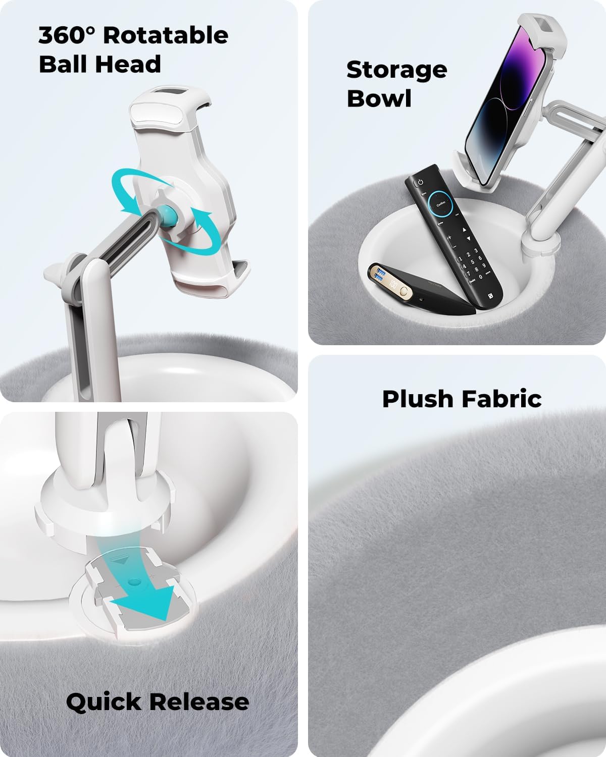 Thumbnail 4 de Viozon Tablet Stand with Pillow — 360° adjustable