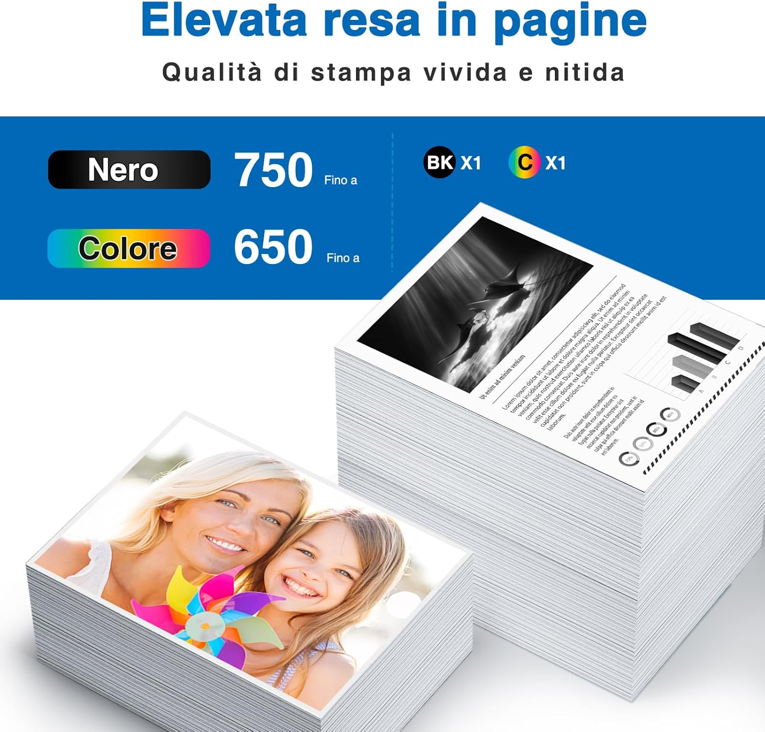 Thumbnail 2 de Starink PG-560/CL-561 XL compatibile Canon (1 Nero + 1 Colore) per Pixma TS5350/TS7450