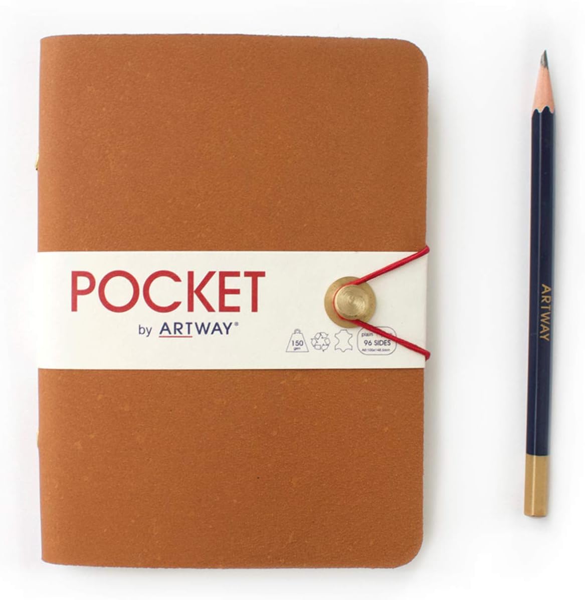 Detalle de Artway Indigo carnet de voyage A6 48 feuilles