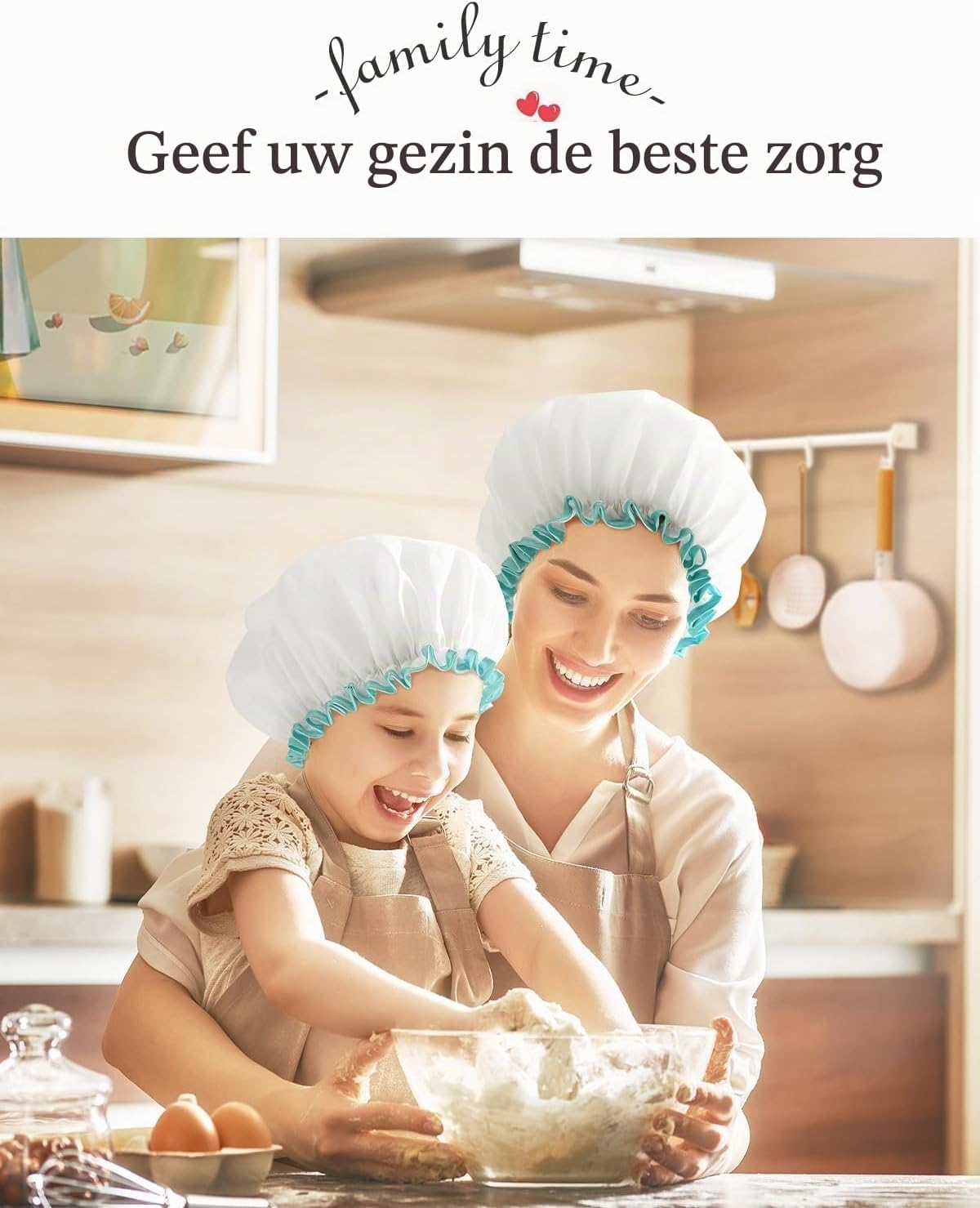 Thumbnail 5 de mikimini douchemuts maat M van PEVA, herbruikbaar en wasbaar