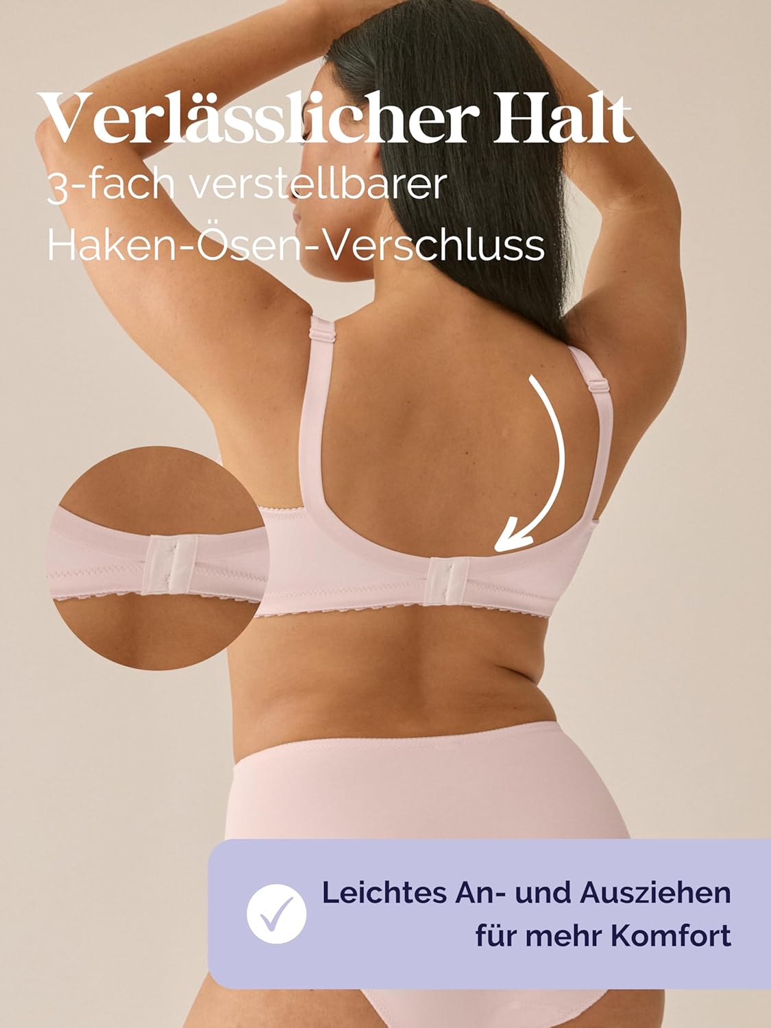 Thumbnail 3 de Naturana Minimizer BH ohne Bügel [Cup B-G]: Maximaler Halt und optische Cup-Verkleinerung