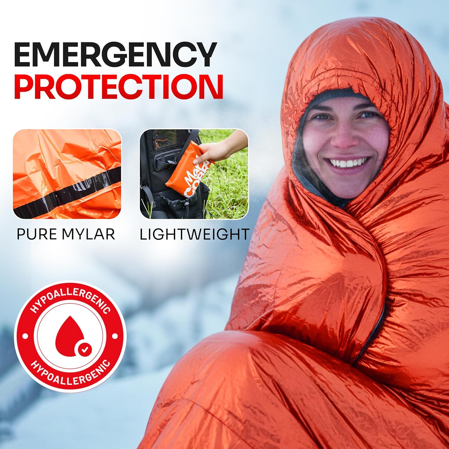 Thumbnail 4 de Emergency Sleeping Bag 84x36 🏕