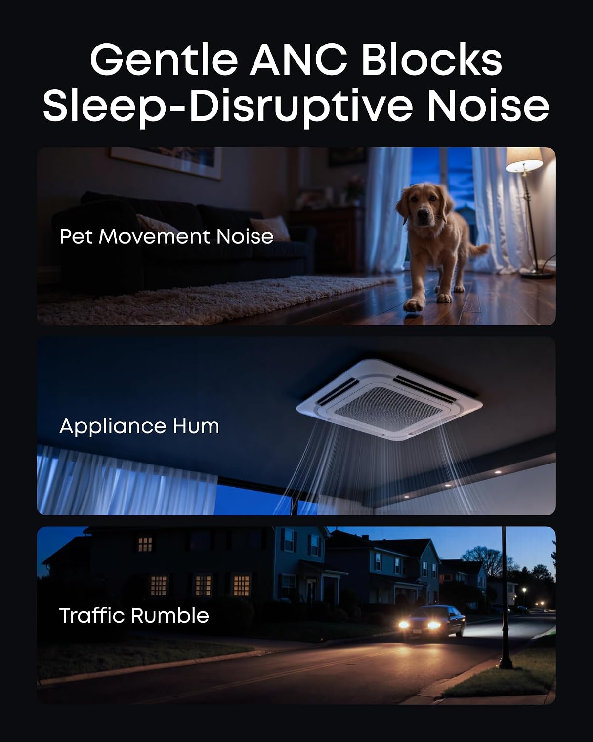Detalle 2 de Soundcore Sleep A30 D1301 Sleep Earbuds with ANC and Adaptive Snore Masking