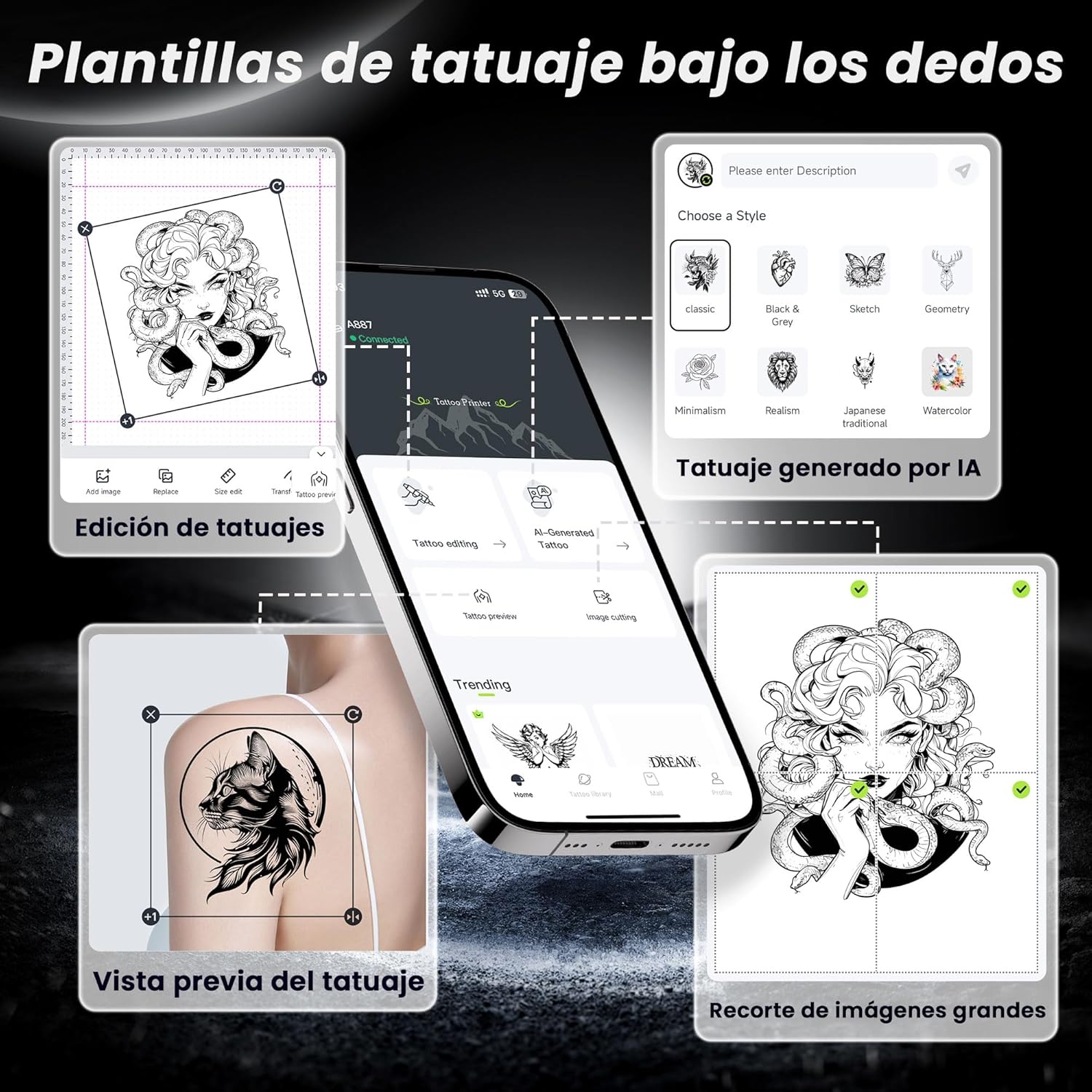 Thumbnail 3 de TATTMUSE Termocopiadora Tattoo impresora de tatuaje