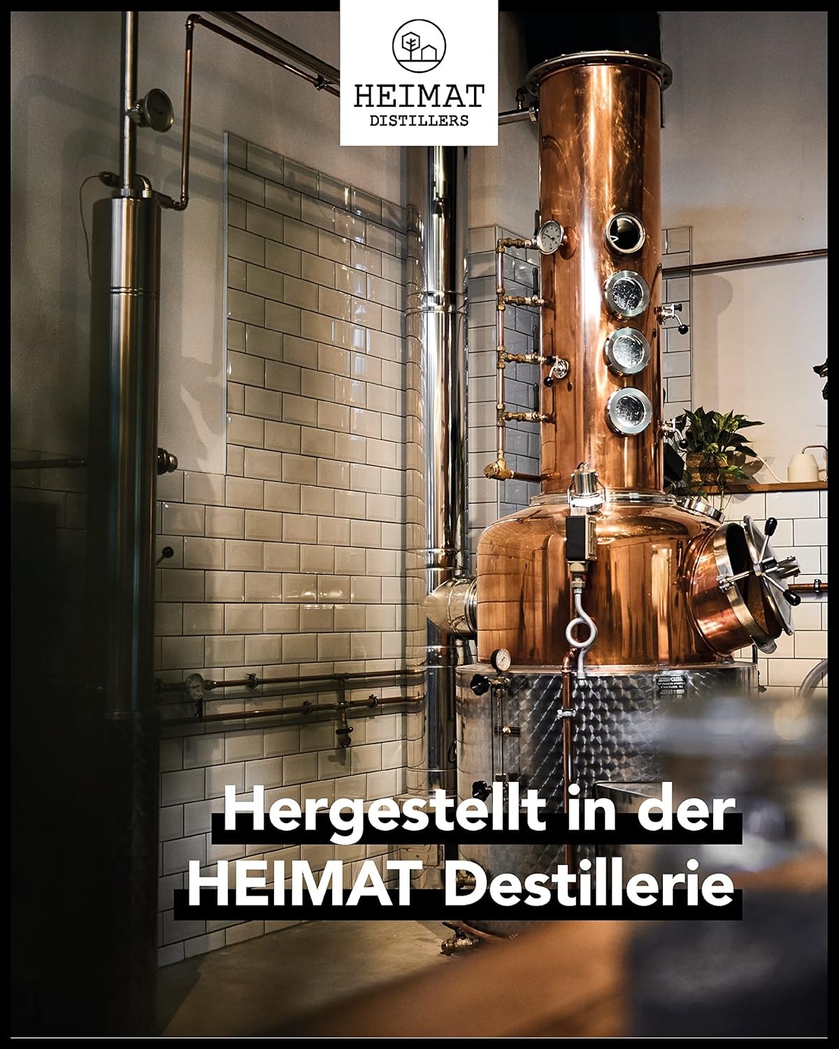 Thumbnail 4 de HEIMAT Barrel Aged Dry Gin 43% – 14 Monate im Ex-Bourbonfass gereift, Karamell & Vanille (500 ml)