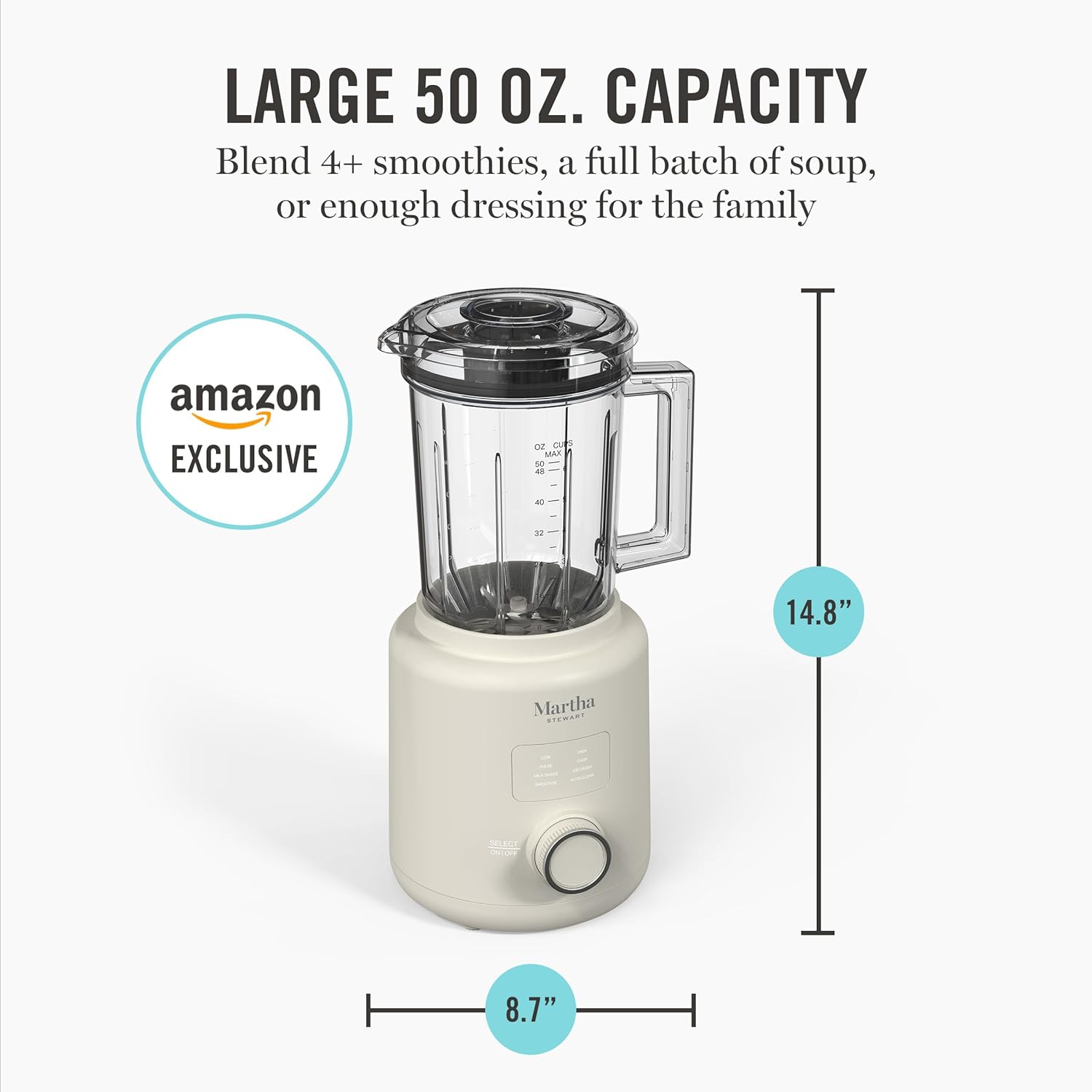 Thumbnail 4 de Martha Stewart 50oz Countertop Blender