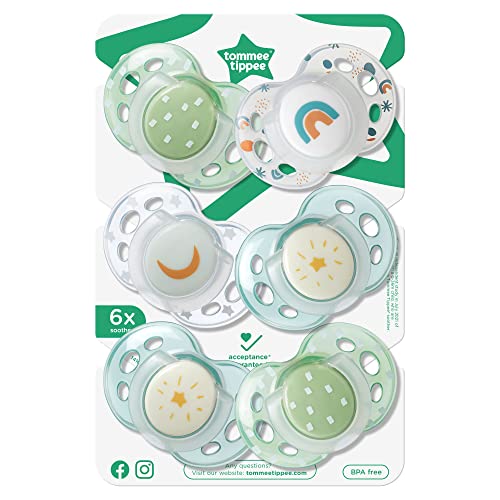 Detalle 2 de Tommee Tippee Night Time Pacifier 6-pack