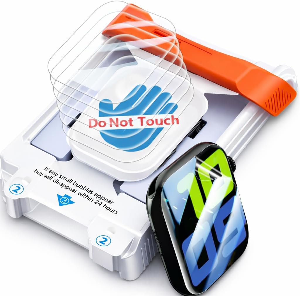 Detalle de JavoYion Für Apple Watch S12/11/10 42mm Screen Protector, 6-Pack TPU Film